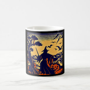Halloween - Woodcut Style 5 Coffee Mug