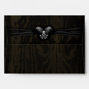 Halloween Wooden Gargoyle Custom Invite Envelope
