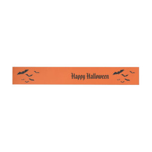 Halloween Wraparound Address Label