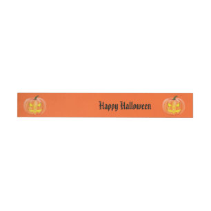 Halloween Wraparound Address Label