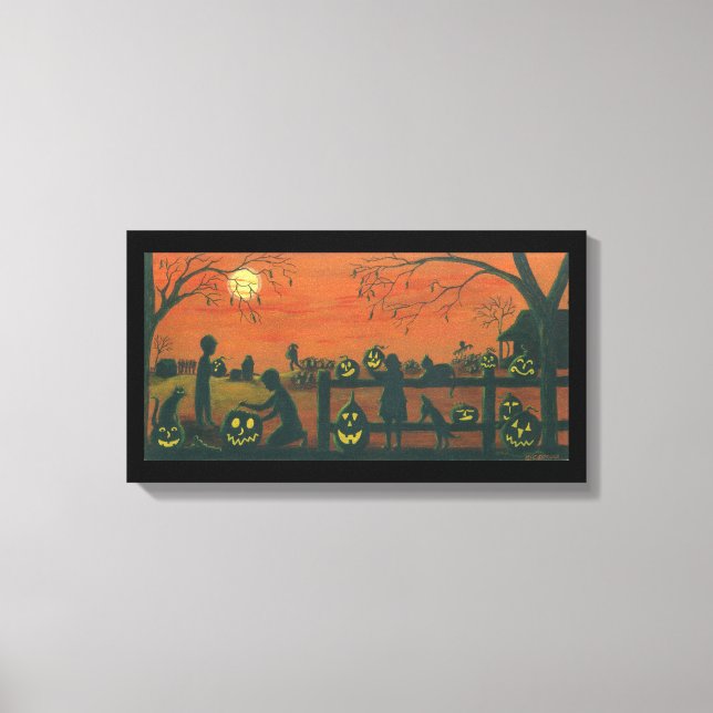 Halloween ,wrapped,canvas,print canvas print (Front)