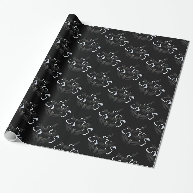 Halloween Wrapping Paper (Unrolled)