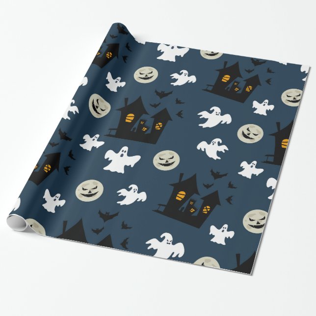 Halloween Wrapping Paper (Unrolled)