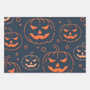 halloween wrapping paper