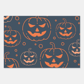 halloween wrapping paper