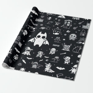 Halloween Wrapping Paper 