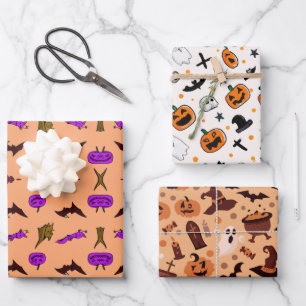 Halloween wrapping paper