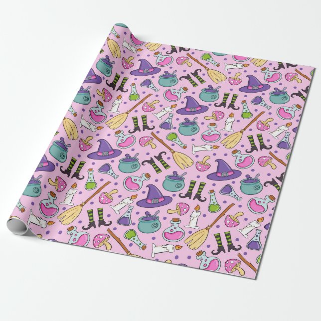 Halloween Wrapping Paper (Unrolled)