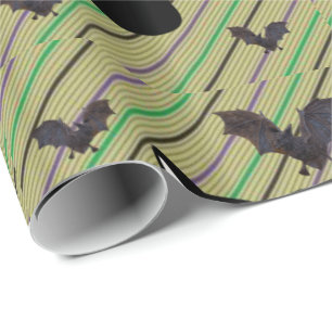 Halloween  Wrapping Paper, Black Cat Paper