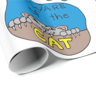 Halloween  Wrapping Paper, Cat Paper
