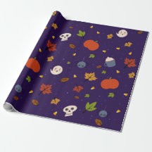 Halloween Wrapping Paper Cute Little Spooks