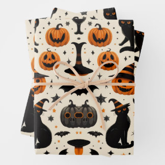 HALLOWEEN WRAPPING PAPER SHEET