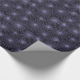 Halloween Wrapping Paper-Spider Webs Paper
