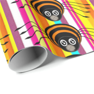 Halloween  Wrapping Paper, Spider Wrapping Paper