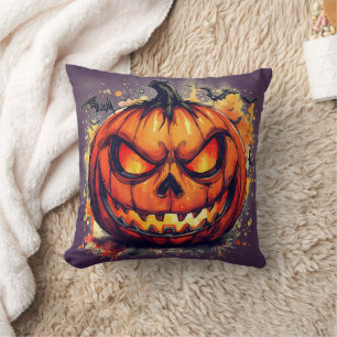 Halloween,Wrath of the Jack O' Lantern , Creepy Cushion