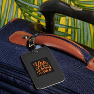 Halloween Yes I Can Drive A Stick Design Luggage Tag