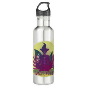 Halloween Yoga Namaste Witches 710 Ml Water Bottle