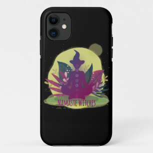 Halloween Yoga Namaste Witches iPhone 11 Case