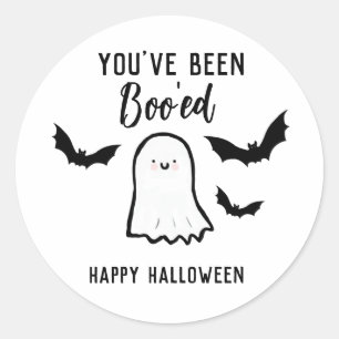 Halloween Youve Been Boo ed  Classic Round Sticker
