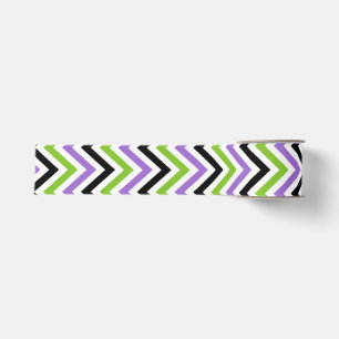 Halloween Zigzag – Bold Seasonal Pattern Grosgrain Ribbon