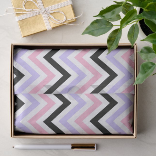 Halloween Zigzag – Bold Seasonal Pattern Tissue Paper (Gift)