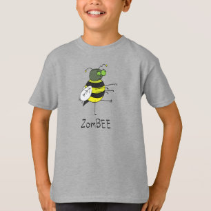 Halloween Zombie Bee Boy's Kid's T-shirt