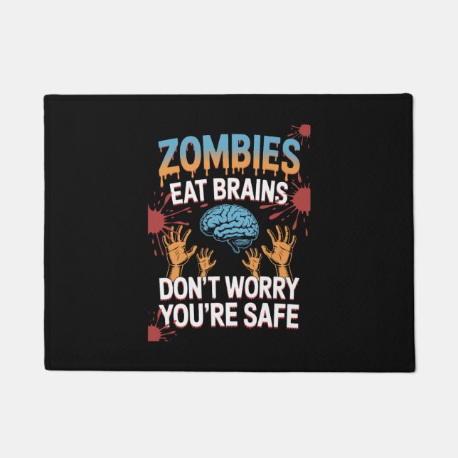 Halloween Zombie Doormat (Front)