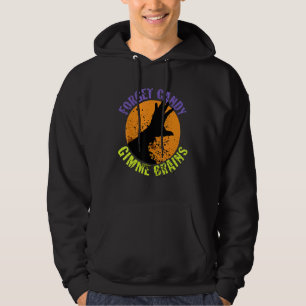Halloween Zombie Forget Candy Gimme Brains Hoodie