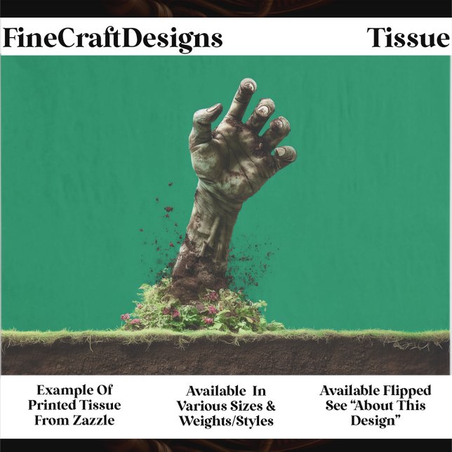 Halloween Zombie Hand From Grave ES4L Decoupage Tissue Paper (Creator Uploaded)