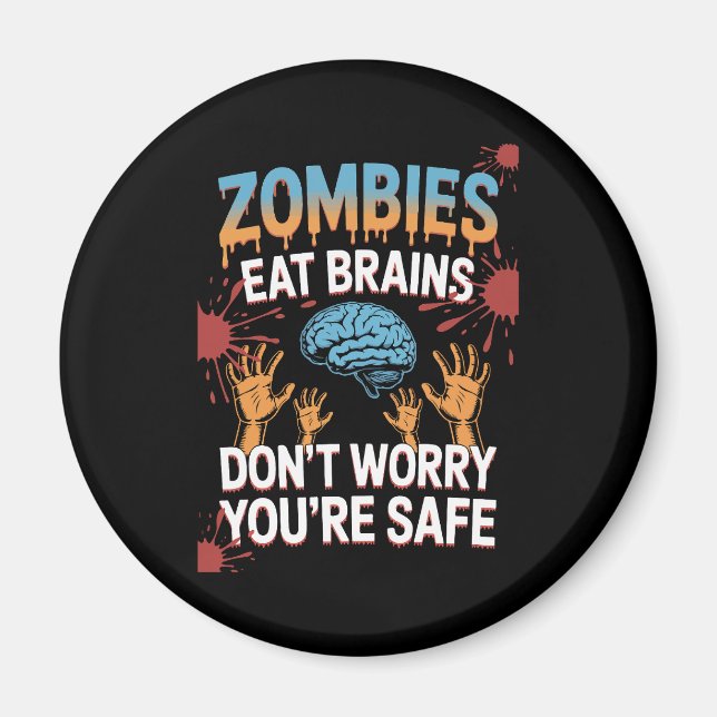Halloween Zombie Magnet (Front)