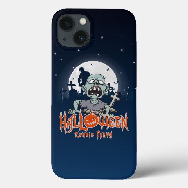 Halloween Zombie Party |  Case-Mate iPhone Case (Back)