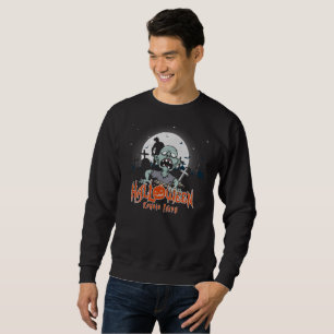 Halloween Zombie Party Men Sweatshirt
