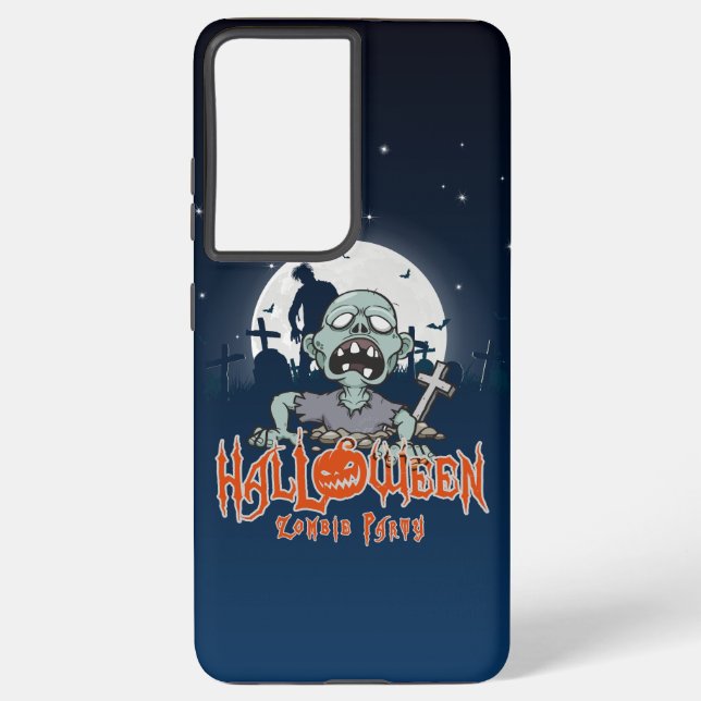 Halloween Zombie Party |  Samsung Galaxy S21+ Case (Back)