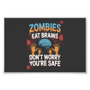 Halloween Zombie Photo Print