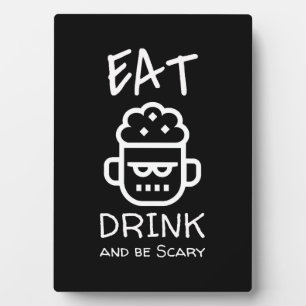 Halloween Zombie Plaque