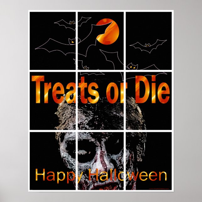 Halloween Zombie Poster (Front)
