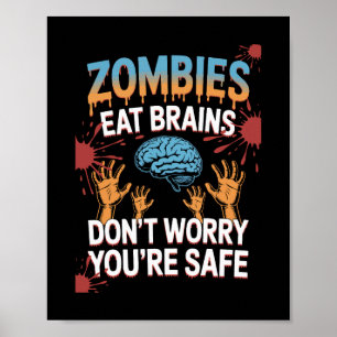 Halloween Zombie Poster