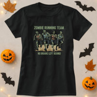 Halloween Zombie Running Team No Brains Left