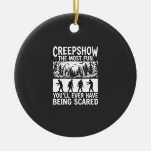 Halloween Zombie Scared Horror Vector Design_1 Ceramic Tree Decoration