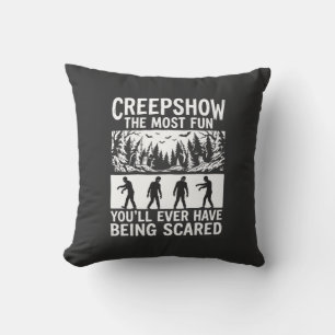 Halloween Zombie Scared Horror Vector Design_1 Cushion