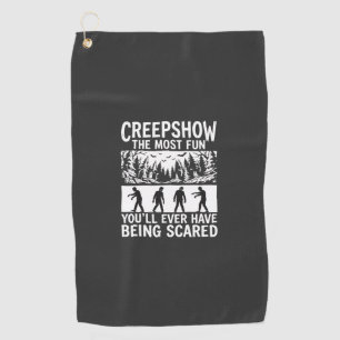 Halloween Zombie Scared Horror Vector Design_1 Golf Towel