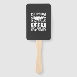Halloween Zombie Scared Horror Vector Design_1 Hand Fan