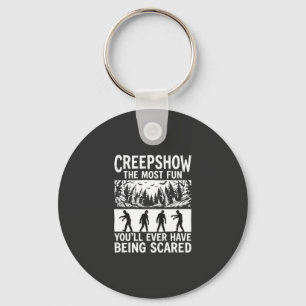 Halloween Zombie Scared Horror Vector Design_1 Key Ring
