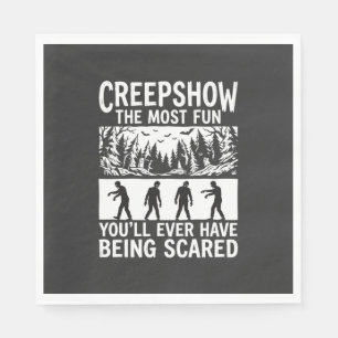 Halloween Zombie Scared Horror Vector Design_1 Napkin