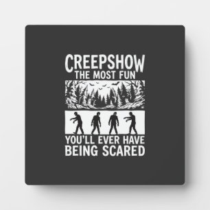 Halloween Zombie Scared Horror Vector Design_1 Plaque