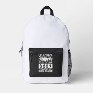 Halloween Zombie Scared Horror Vector Design_1 Printed Backpack