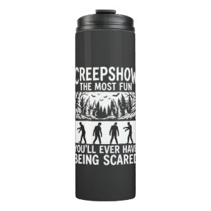 Halloween Zombie Scared Horror Vector Design_1 Thermal Tumbler