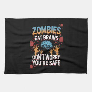 Halloween Zombie Tea Towel