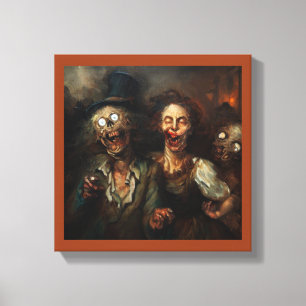 Halloween - Zombies 3 Canvas Print