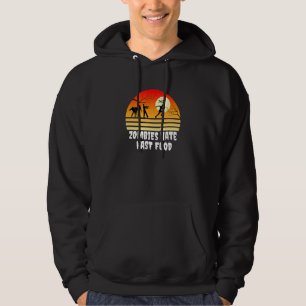 Halloween Zombies Hate Fast Food Zombie Run Hoodie